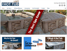 Tablet Screenshot of hottubloft.com